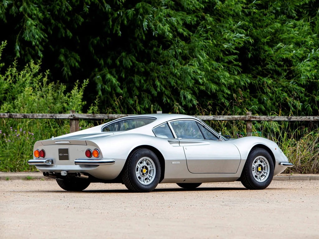 Keith Richards silver Ferrari