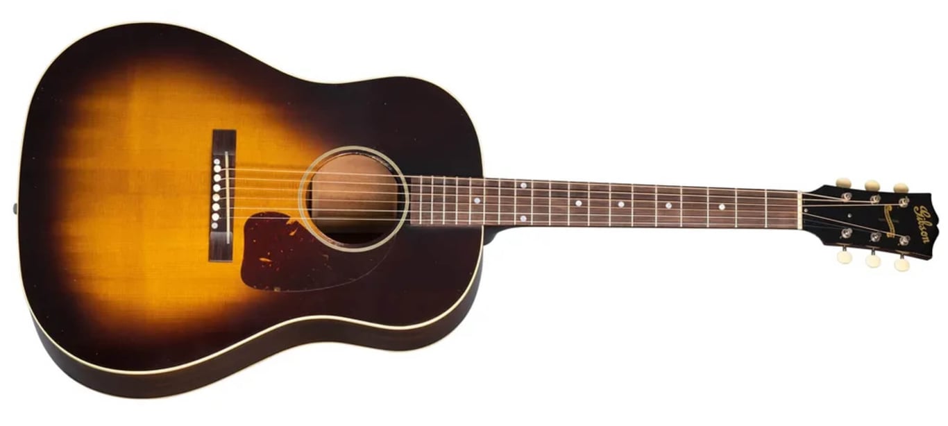 Gibson 1942 Banner J-45 Vintage Sunburst Light Aged