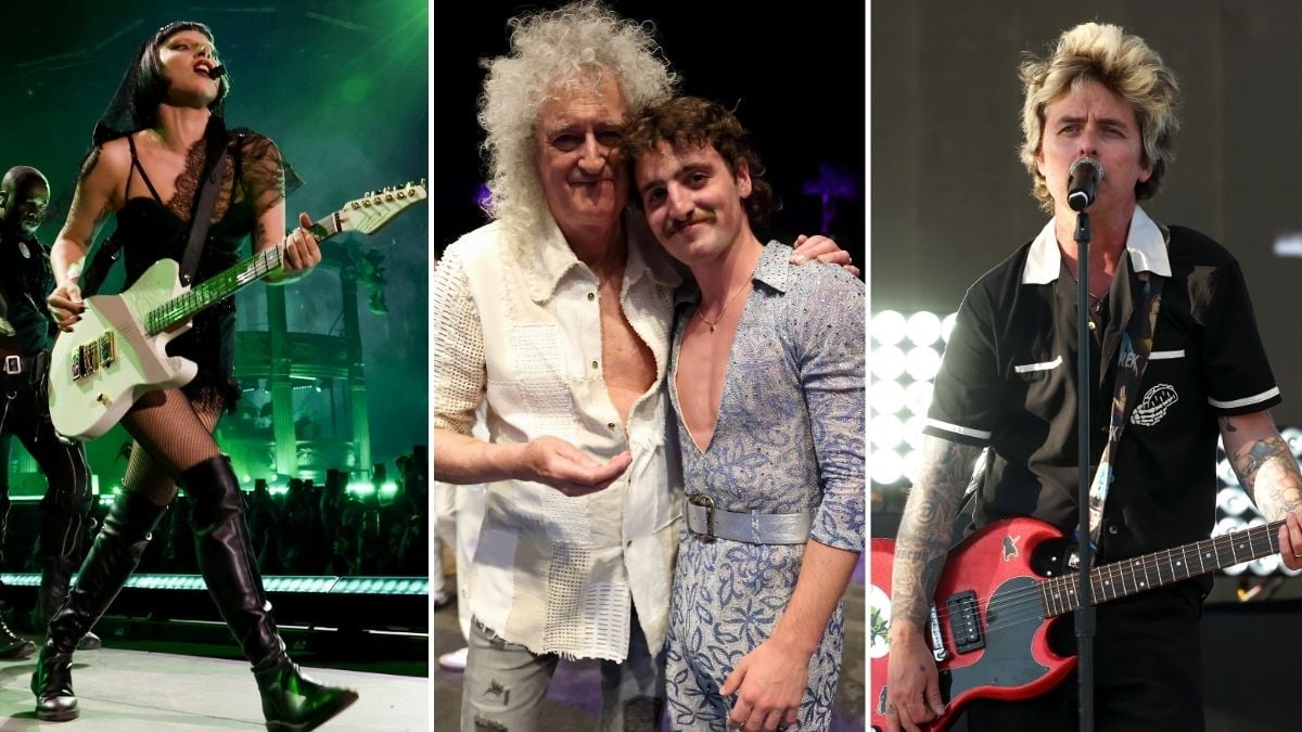 Lady Gaga Brian May and Billie Joe Armstrong