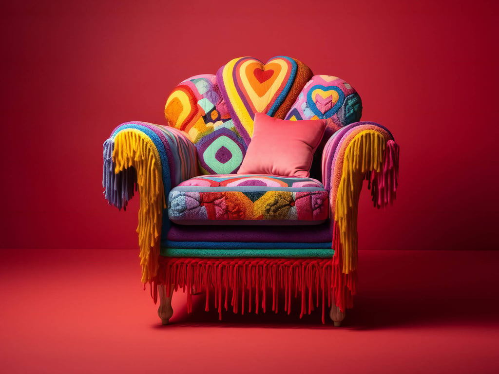 AI-themed armchair
