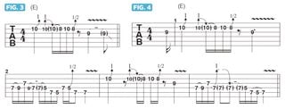 Sheet music for Jared James Nichols' lesson in Guitar World issue 588