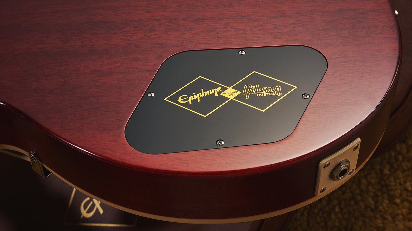 Epiphone Inspire by Gibson Custom 1959 Les Paul Washed Bourbon Burst