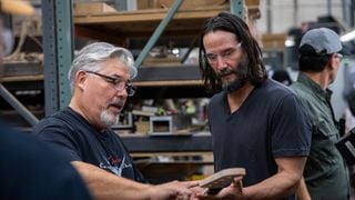 Keanu Reeves filming Fender documentary Don't Quit Your Day Dream