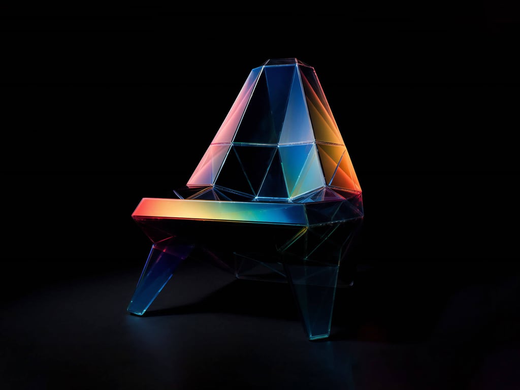 AI-themed armchair