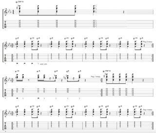 Donnie Laudicina teaches a James Brown-inspired funk rhythm figure