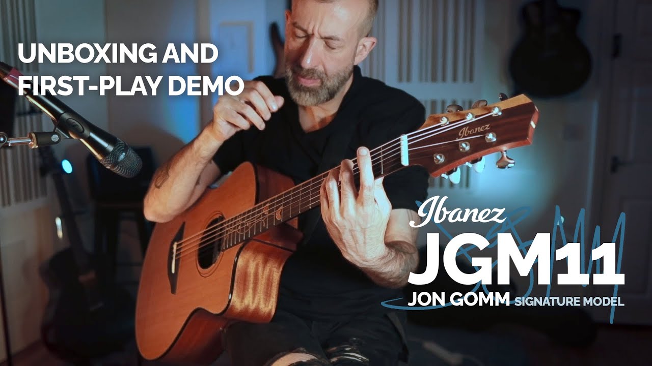 Unboxing & first play of my new Ibanez JGM11 signature guitar - YouTube