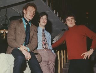 (from left) Ginger Baker, Eric Clapton, and Jack Bruce, photographed in London in 1966