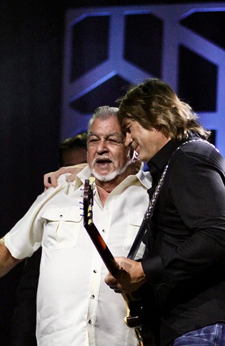 Rockie Lynne with his father