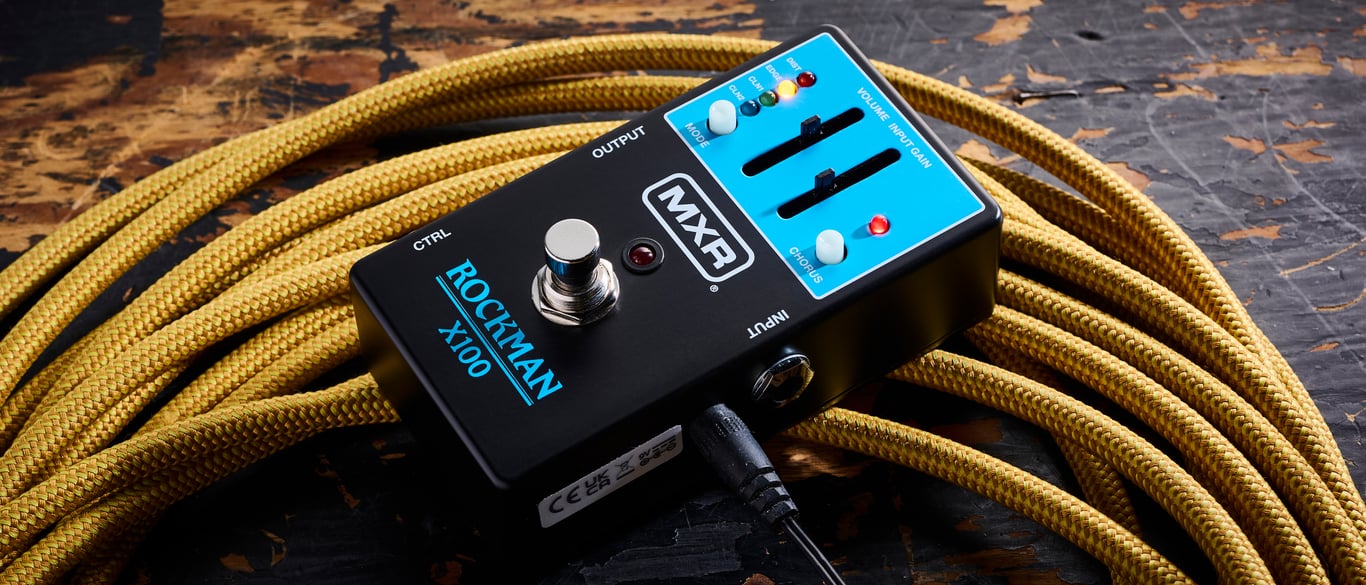 MXR 100 Rockman: the classic '80s effect now in a convenient stompbox format