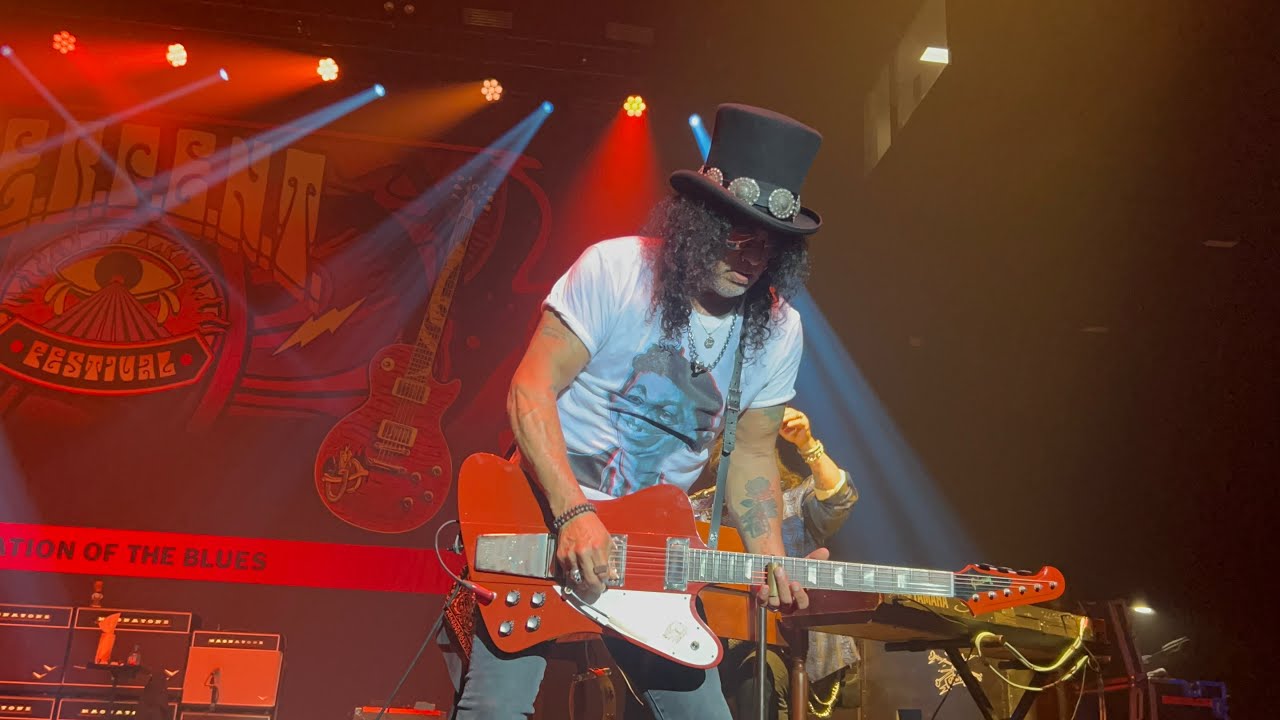 Slash Dedication to Lucy-Bleu - Metal Chestnut - Slash's BluesBall Serpent fest Omaha NE 7/19/24 - YouTube