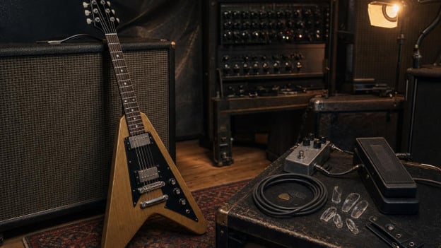 Dolly Parton’s Fingernails, a Flying V Auction, and Fresh Gear News Shape a Busy Guitar Day hero image