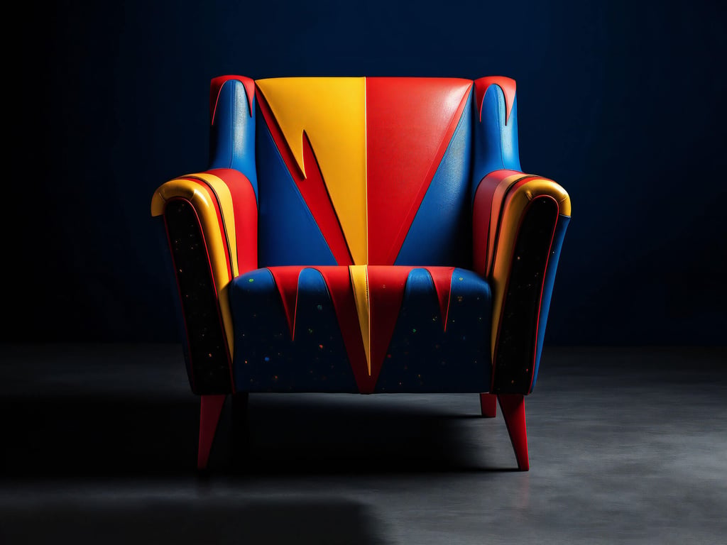 AI-themed armchair