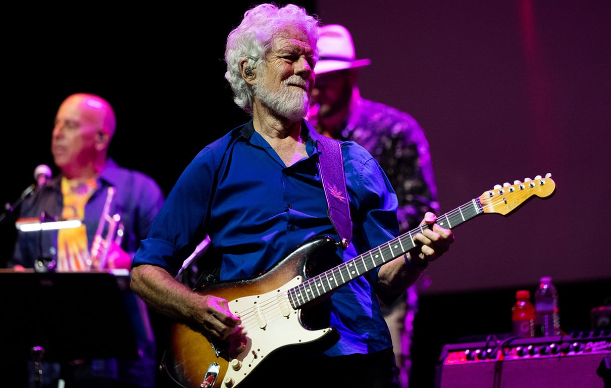 Fred Tackett performs onstage