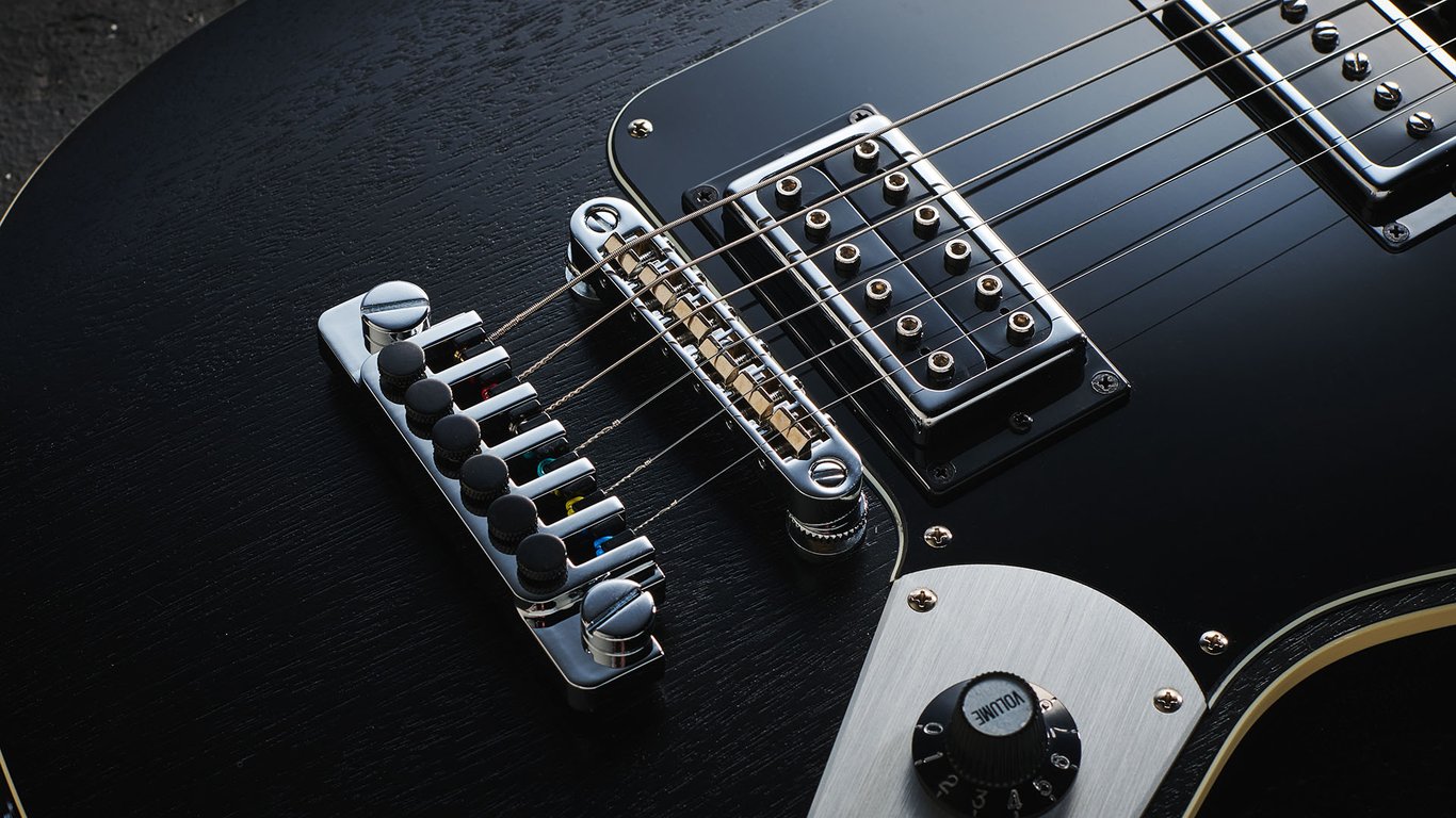 Jackson Pro Series Lee Malia LM-87: the Bring Me the Horizon guitarists new signature model is a black offset with an open-pore finish.
