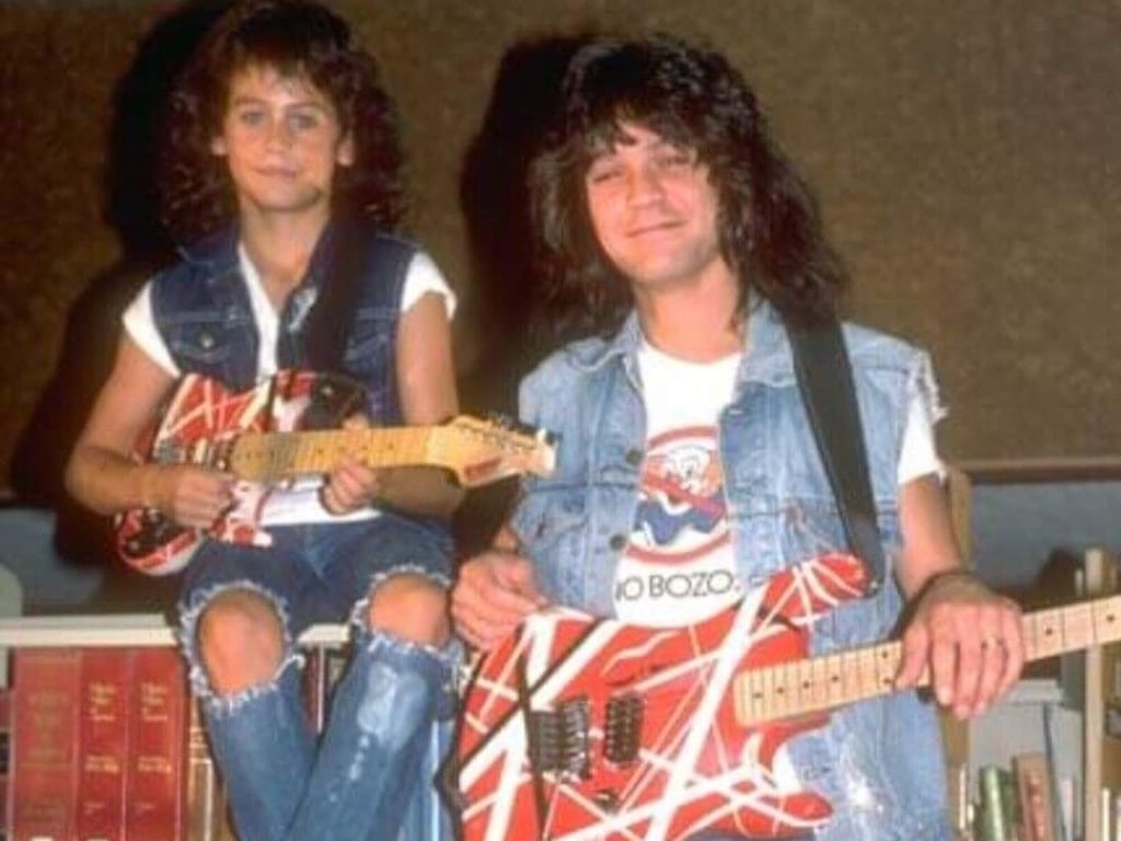 Eddie Van Halen Hot For Teacher Frankenstrat