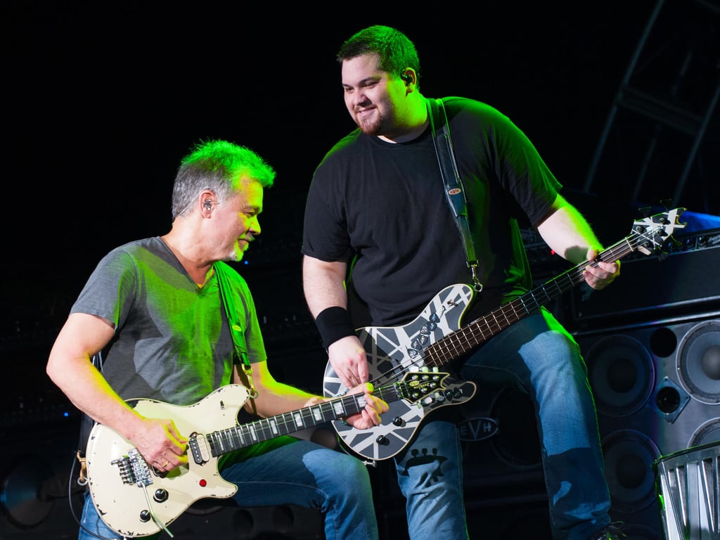 Wolfgang and Eddie Van Halen