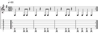 Down Picking Example 2