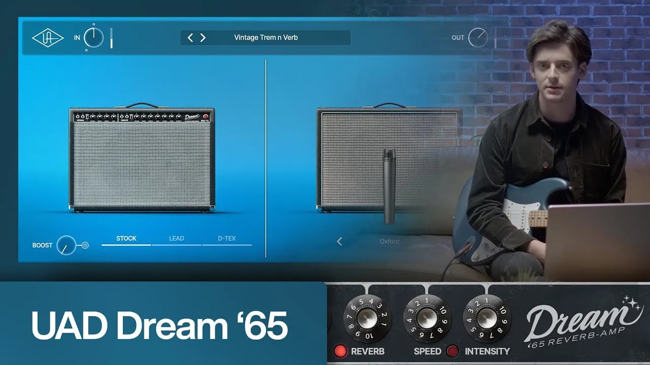 Introducing UAD Dream &acirc;€˜65 Reverb Amplifier - YouTube
