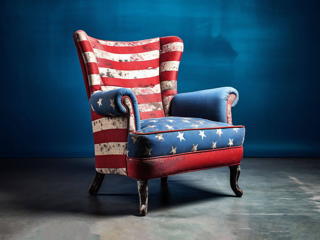 AI-themed armchair