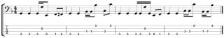 slap bass groove