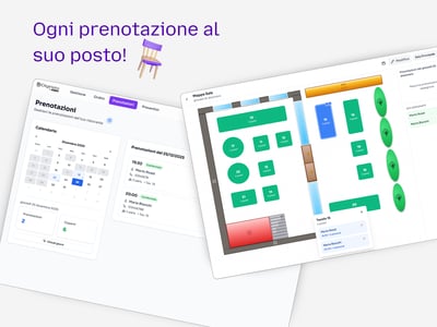 Dashboard prenotazioni ristorante