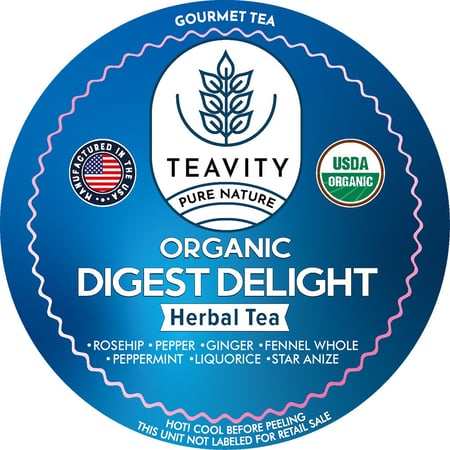organic digest delight herbal tea pod
