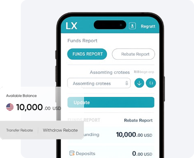 Lirunex Trading App Interface