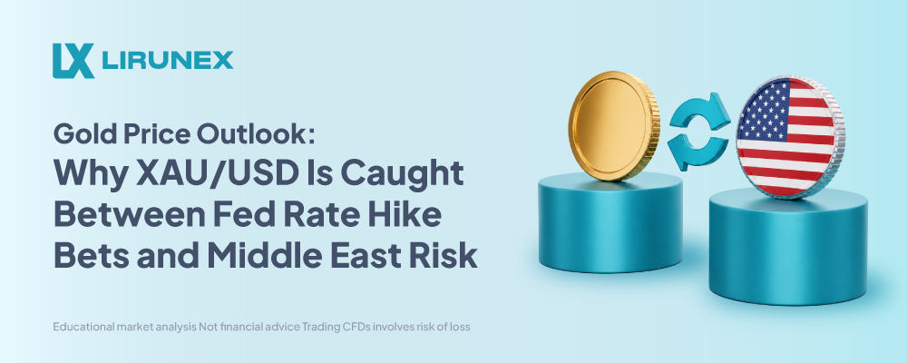 Gold Price Outlook: Why XAU/USD Is Caught Between Fed Rate Hike Bets and Middle East Risk