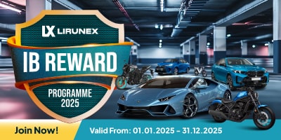 "Lirunex Christmas Mystery Treasure Box event featuring copy trading and how to trade forex insights."