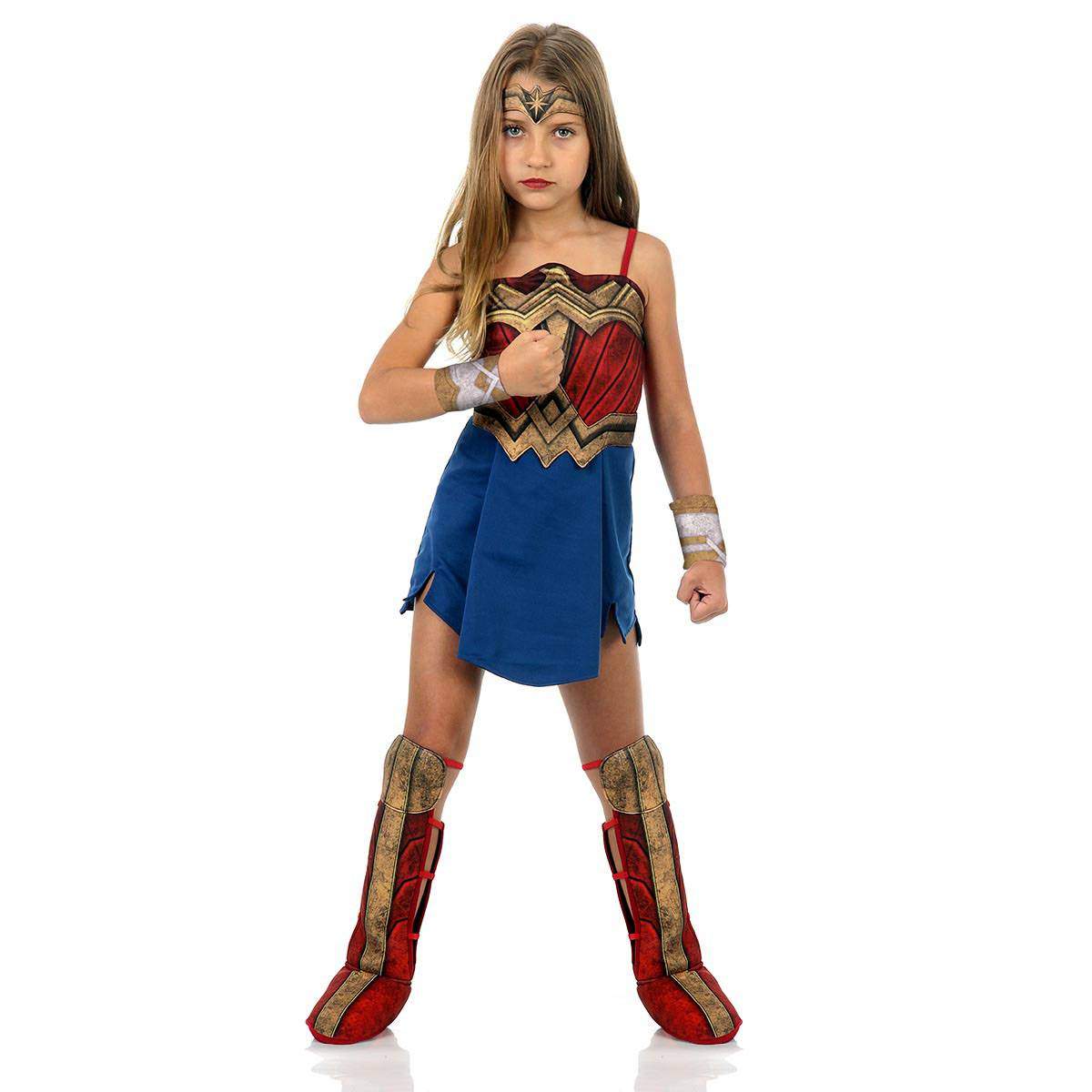 Fantasia Mulher Maravilha Luxo - Batman X Super Homem