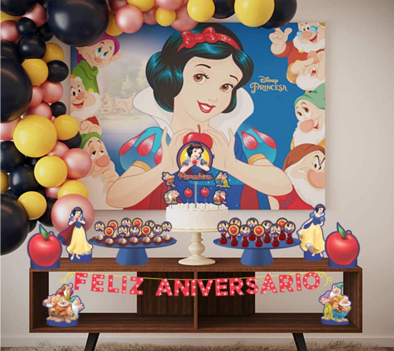 Kit Festa Branca de Neve Infantil