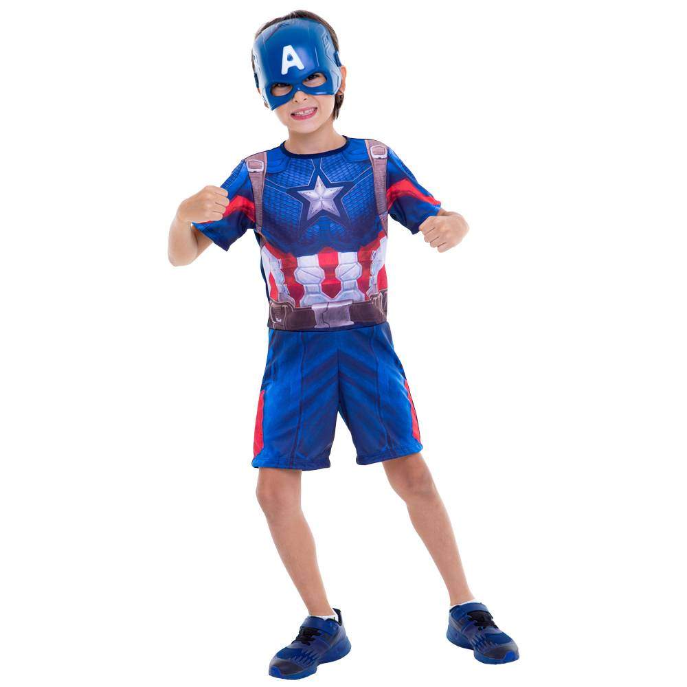 Fantasia Capitão América Ultimato Pop Infantil