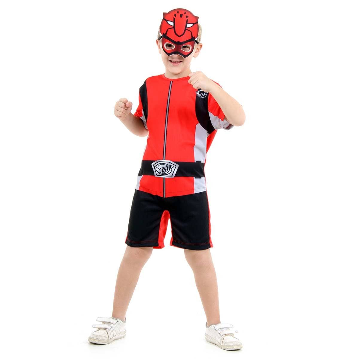 Fantasia Power Rangers Vermelho