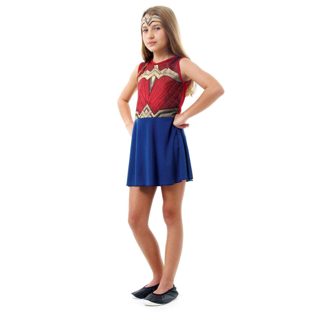 Mulher Maravilha Infantil - Pop