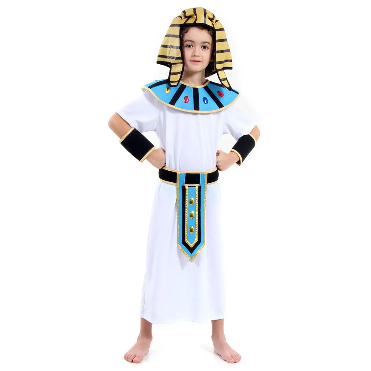 Fantasia de Faraó Infantil Luxo