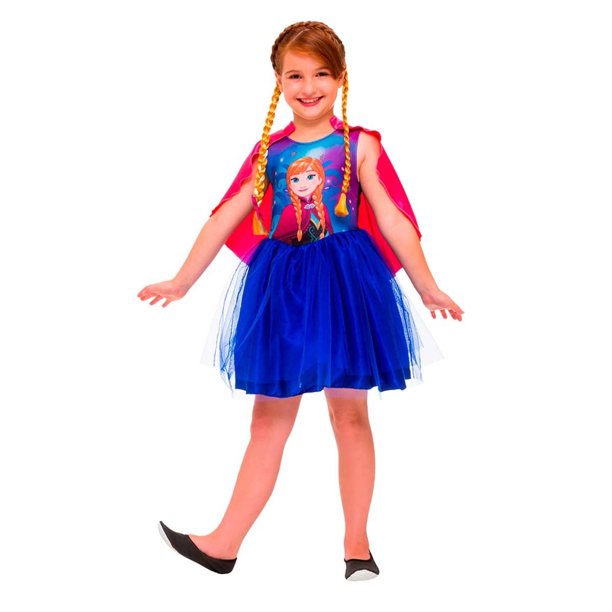 Fantasia Anna Frozen com Trança - Imagem 2