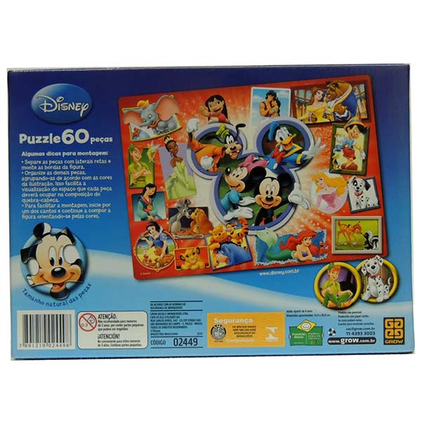 Quebra Cabeças Disney - 60 peças - Imagem 2