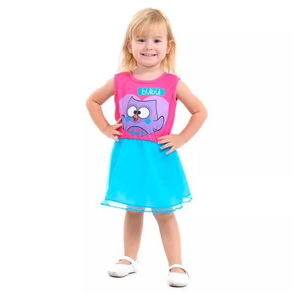 Fantasia Bubu e as Corujinhas Faces Luxo Infantil