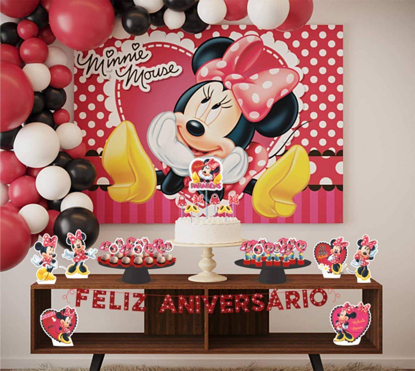 Kit Festa Minnie Infantil