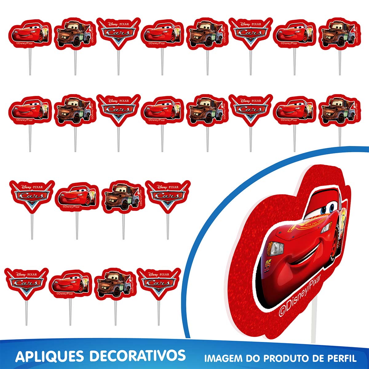 decoração relampago mcqueen