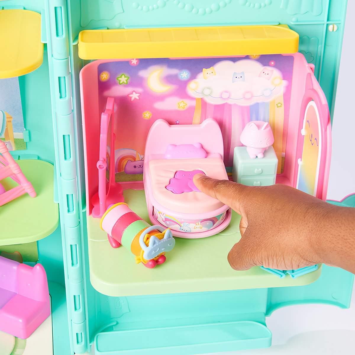 Casa Mágica da Gabby - Playset de Luxo - Quarto com Almofagata - Imagem 3