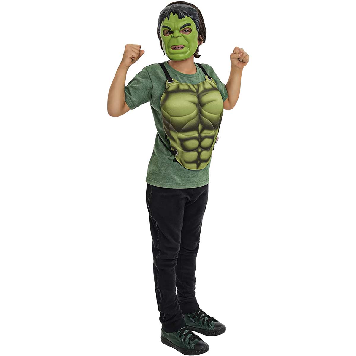 Fantasia Hulk Kit Máscara e Peitoral - Tamanho Único