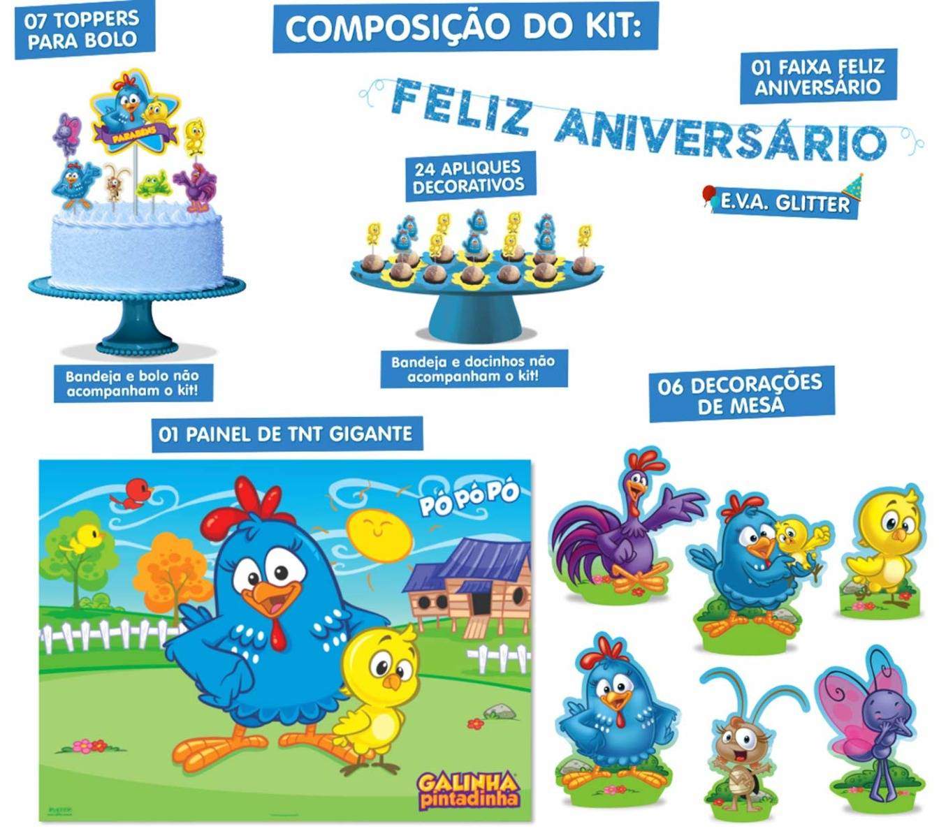 Kit Festa Galinha Pintadinha - Imagem 3