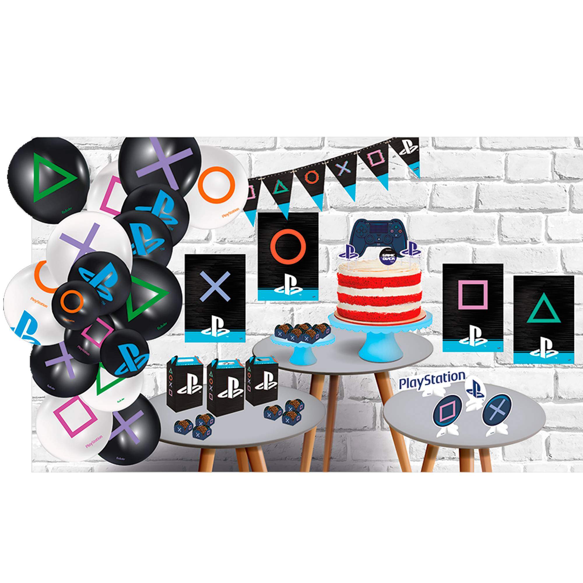 Kit Festa PlayStation - Só um Bolinho Festcolor