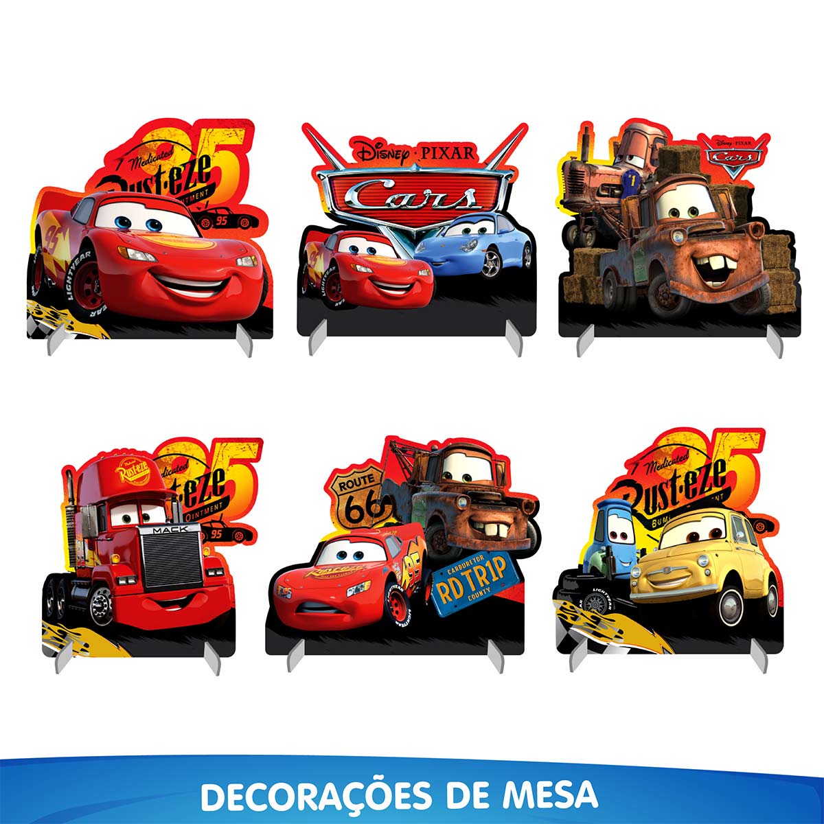 decoração relampago mcqueen simples