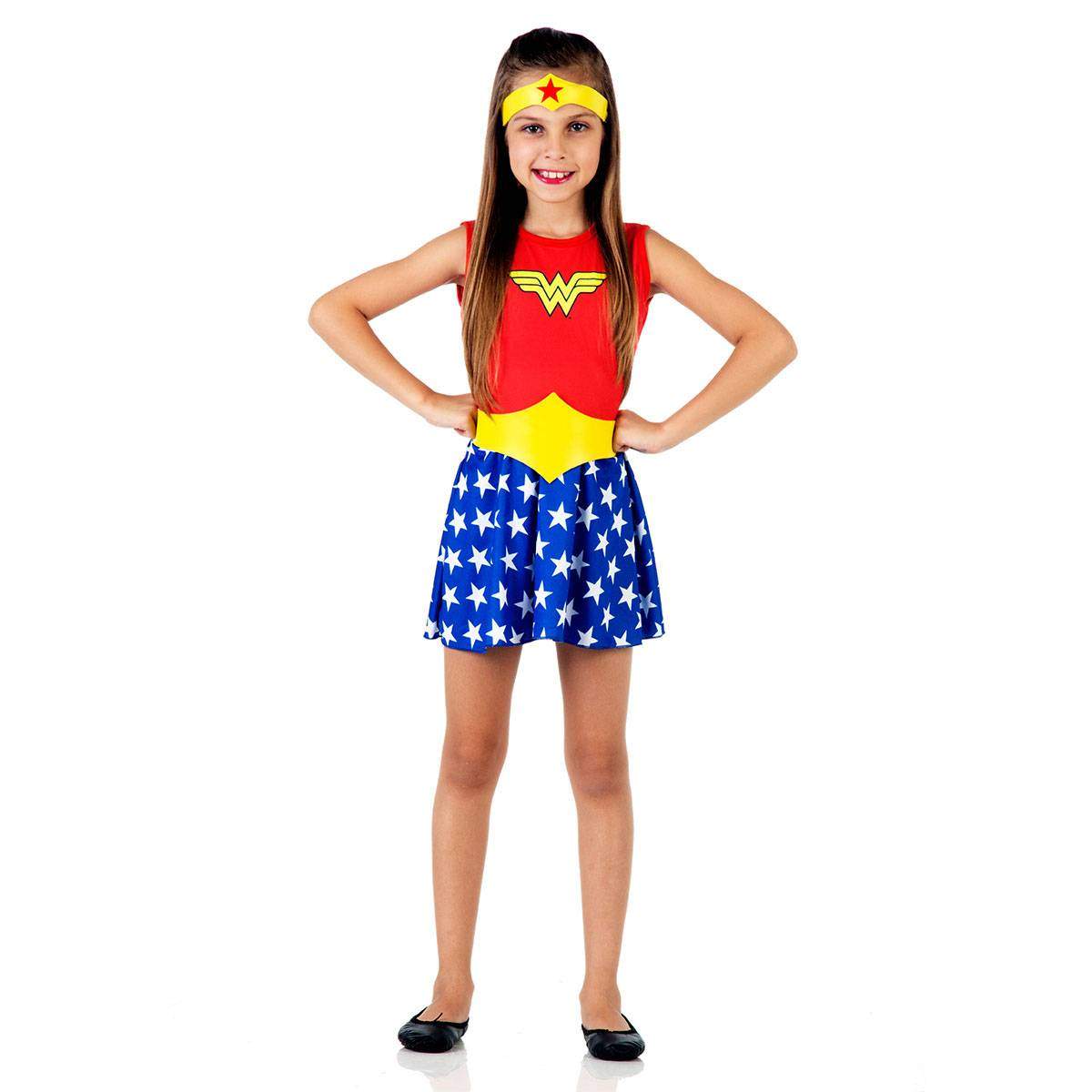 Fantasia da Mulher Maravilha Infantil - Pop