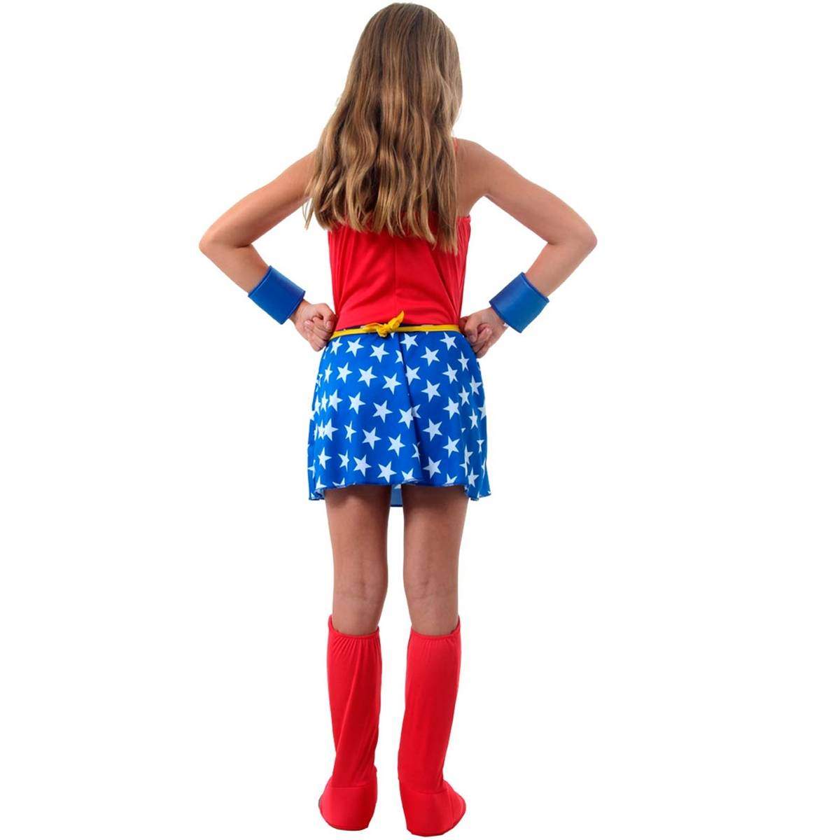 Fantasia Mulher Maravilha Std Infantil - Imagem 2