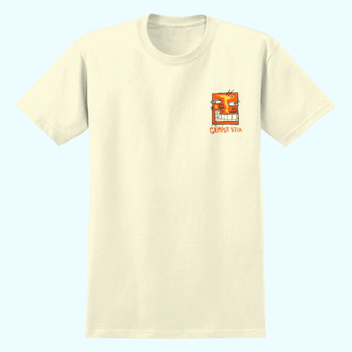 Antihero Skateboards, Grimplestix Cubist Tee, Creme