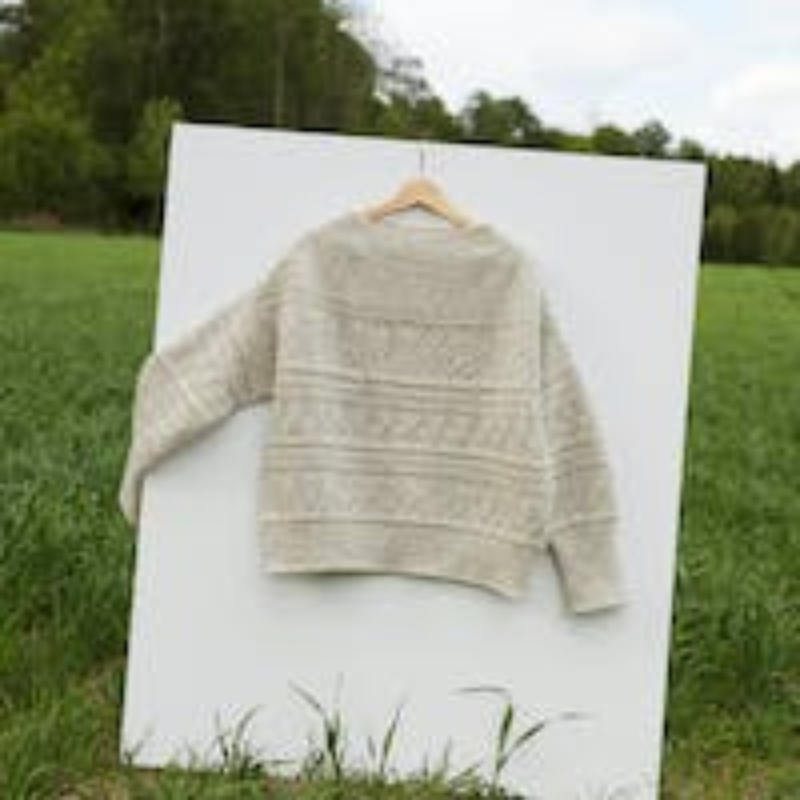 Kit: Mynte sweater i Finuld og Alpaca Silk - billede 5