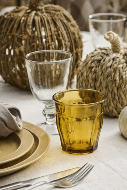 Drikkeglas brunt glas  fra Le Garage